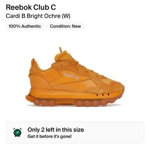 Cardi B X Reebok Bright Ochre Classic Leather